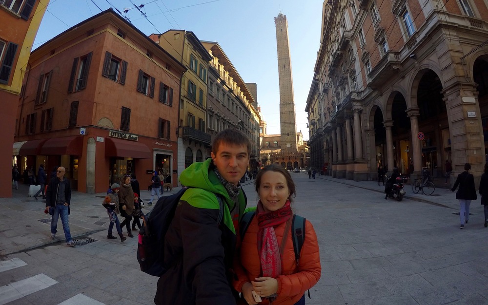Башня La torre Asinelli