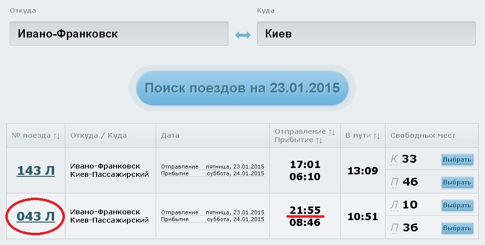 поездом на буковель