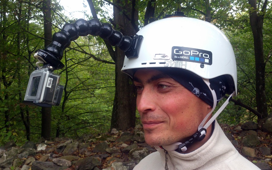 крепление на шлем gooseneck gopro