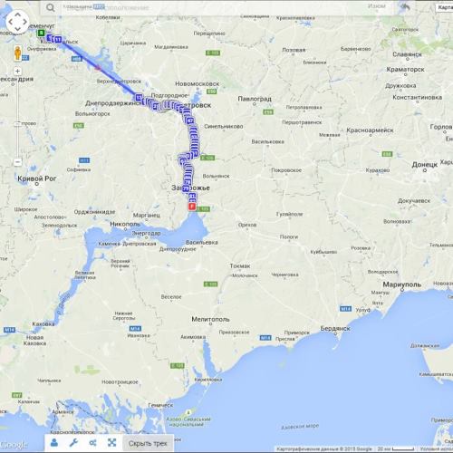 из киева в одессу по днепру