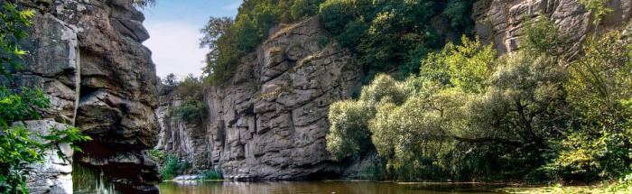 Букский каньон - живописный уголок Украины