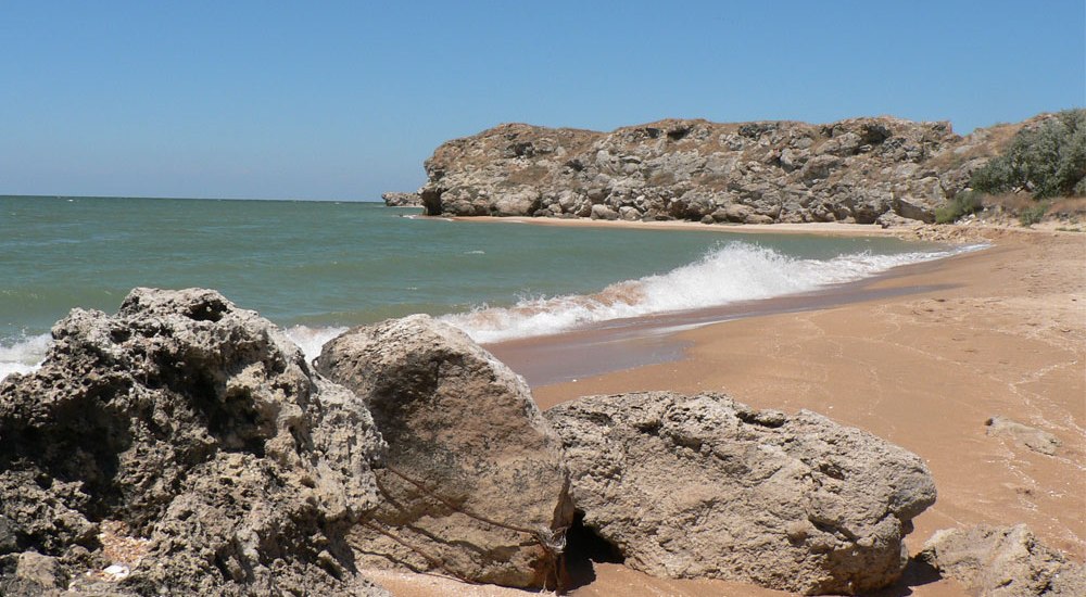 генеральские пляжи азовское море песчаный пляж